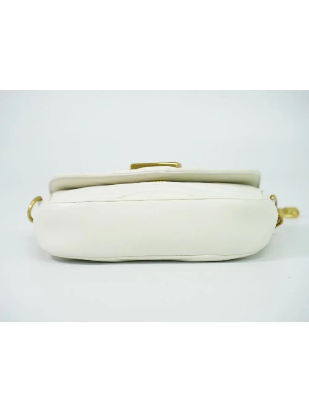 Louis Vuitton LV New Wave Multi Pochette Leather Chain Shoulder Bag White